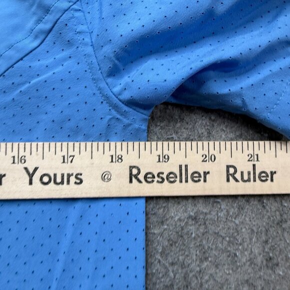 Huk Shirt Men Small Solid Performance Fishing Short Sleeve Button-Down - Picture 10 of 13